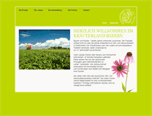 Tablet Screenshot of kraeuteranbau.de